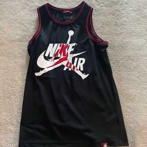 Nike Men's Black/White/Red Basketball Jersey